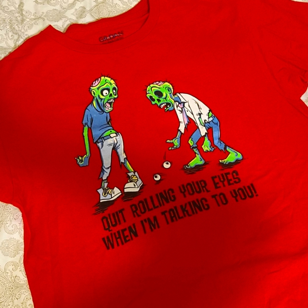 Funny Zombies graphic T-shirt